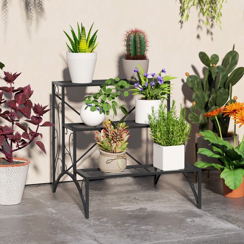 Tier metal plant stand - plant,