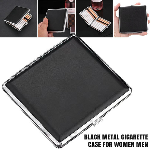 Metal cigarette case - cigarette,