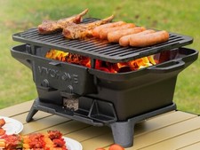 Portable Cast Iron Hibachi BBQ