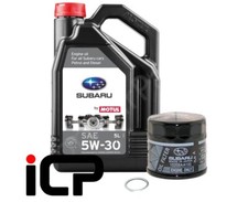 Genuine Engine Oil & Filter Service Kit: Fits Subaru Impreza WRX STi WR1 RB320