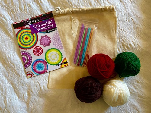 Crocheted mandalas crochet kit - crocheted,
