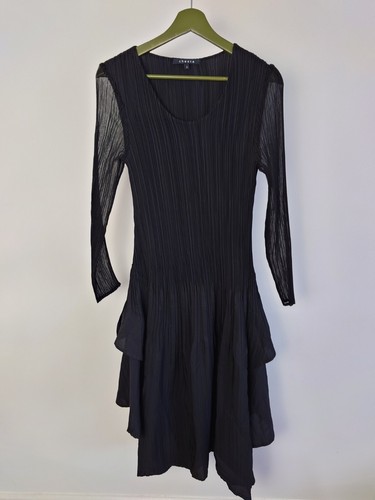Chesca dress black layered - chesca,