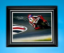 Carl Fogarty Signed Photo Framed & COA Autograph Motorcycle Racing Poster Foggy