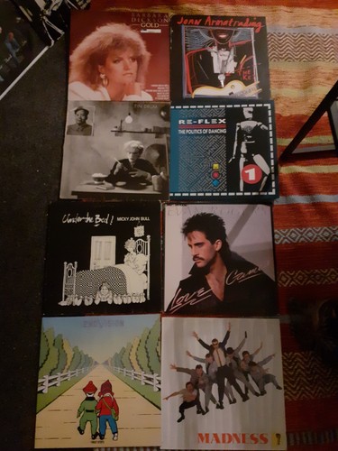 Joblot 1980s vinyl as - 8, 12"