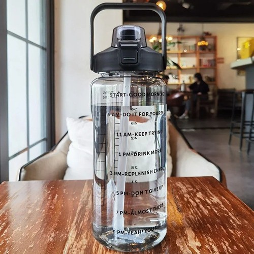 Litre water bottle - water,