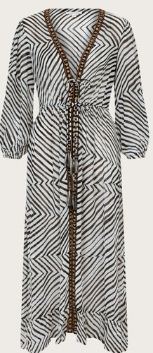 Monsoon zola stripe kaftan - monsoon,