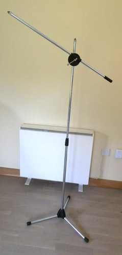 Chrome metal adjustable boom - chrome,