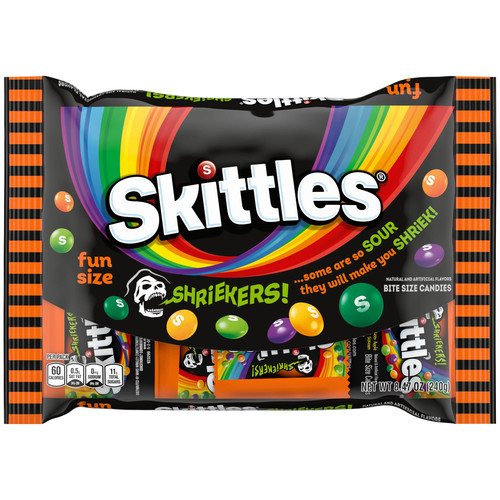 Skittles shriekers fun size - fun,