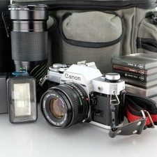 Canon AE-1 35mm Film Camera +