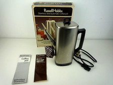 VINTAGE 1970'S RUSSELL HOBBS 3010 STAINLESS STEEL ELECTRIC COFFEE POT PERCULATOR