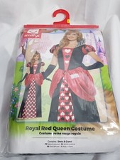 New - Womens - Smiffys - Royal Red Queen Costume - S