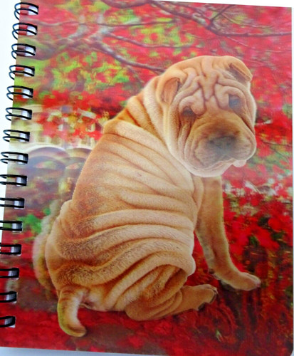 Shar pei notebook pad - pei, notebook,