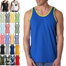 Mens Vests Cotton Gym Training