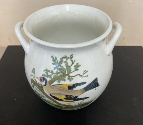 Portmeirion pottery white pot - white,