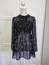 Long Sleeve Sheer and Smock