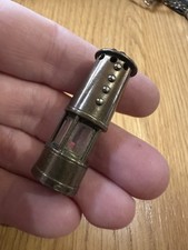 Vintage Mini Brass Miners Lamp
