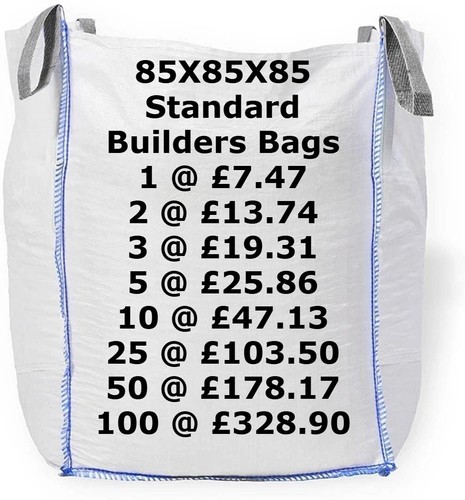 One tonne fibc dumpy bags - one,