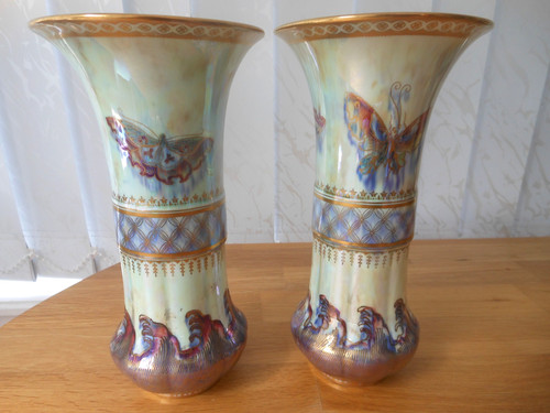 Wedgwood antique pair lustre - wedgwood,