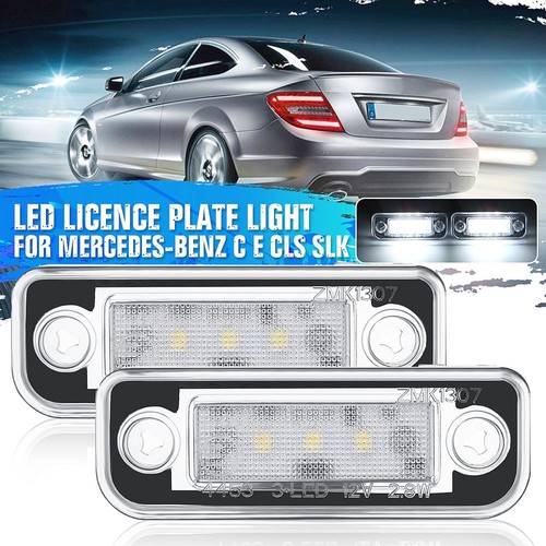 License number plate lamp - number,