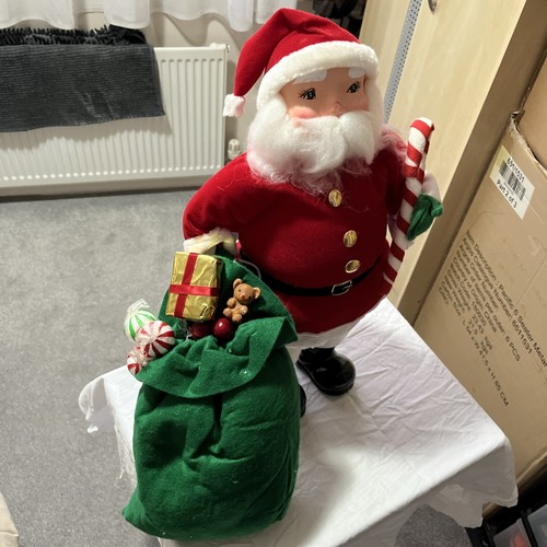 Vintage santa whith - 22”,
