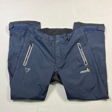 Musto BR1 Pants Sailing Yachting Blue Trousers Mens Large L W36 L33 Flaw