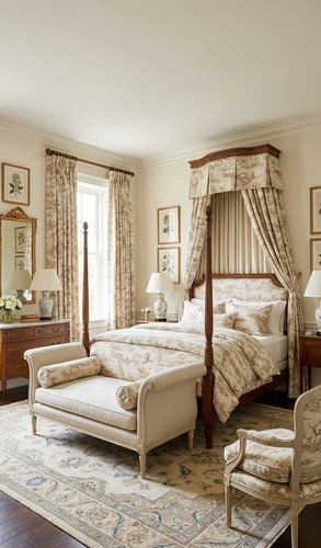 The hunt vintage french toile - hunt,