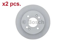 X2 PCS REAR BRAKE DISC ROTOS X2 PCS SET 0 986 479 D02 BOSCH I