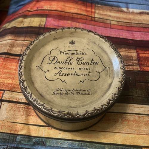 Vintage tin mackintosh - vintage,