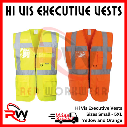 Vis executive vest yellow - hi,