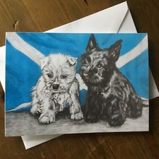 Scottish Terrier Puppies Art