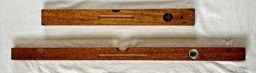 Antique oak wood brass - wood, &