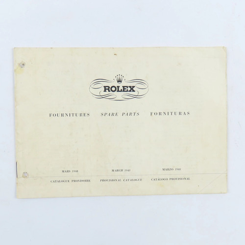 Rolex 1948 spare parts - rolex,