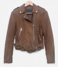 All Saints Suede Western Biker