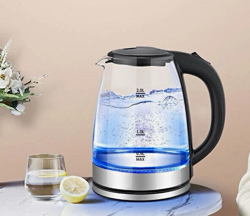 Glass electric kettle 1800w - 2l,