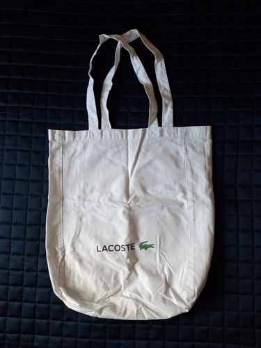 Lacoste cotton beach bag used - beach, bag.
