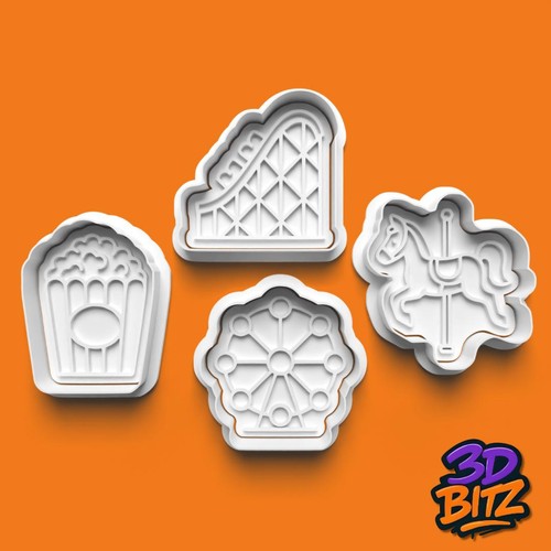 Funfair themed cookie - funfair, cutter