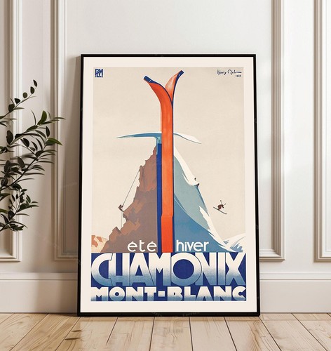 Vintage chamonix mont - vintage,