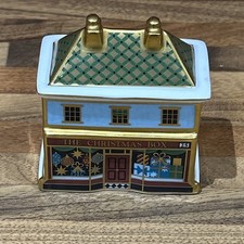 The Christmas Box  - ROYAL CROWN DERBY MINIATURE SHOP BOXED