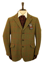 BLADEN SUPASAX 40" SHORT SANDRINGHAM SPORTS TWEED VINTAGE JACKET