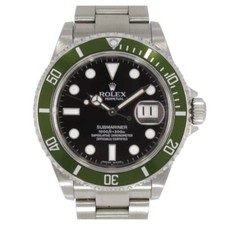 Preowned Rolex Submariner 50th Anniversary Kermit 16610LV