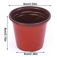 200x Plastic Plant Pots