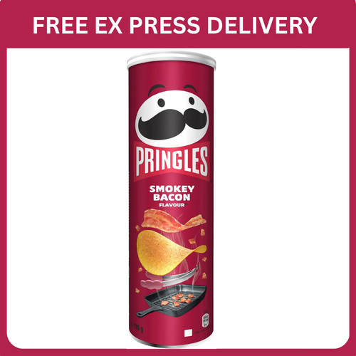 Pringles smokey bacon flavour - bacon,
