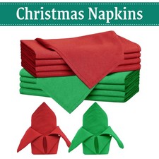 Dinner Napkins Set 8pcs Red