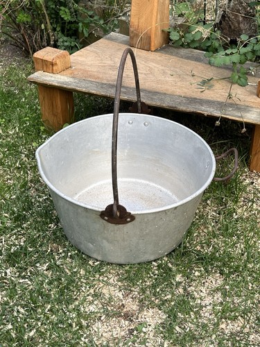 Vintage preserving pan - preserving,