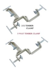 2 X 3 Way Timber Clamp