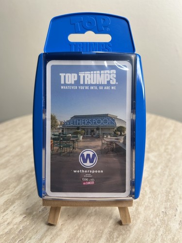 Wetherspoons top trumps card - top,