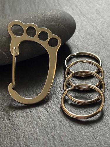Stainless steel paw design - stainless,