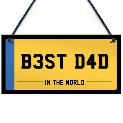 Best dad licence plate - licence, novelty