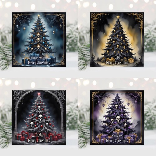 Personalised gothic creepmas - personalised,