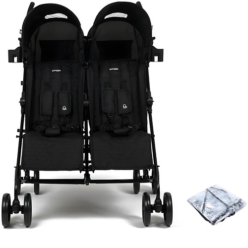 Double pushchair raincover - double,